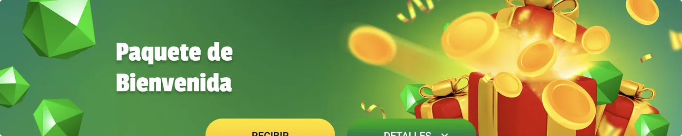 Paquete de Bienvenida — banner oficial de Brazino777