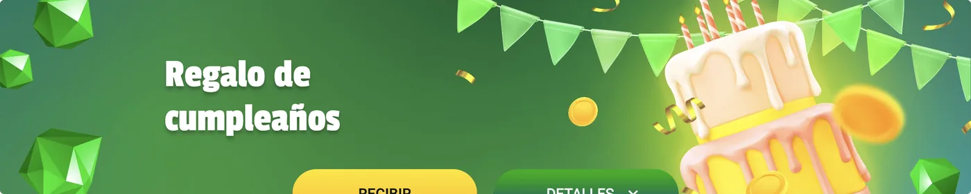 Regalo de cumpleaños — banner oficial de Brazino777